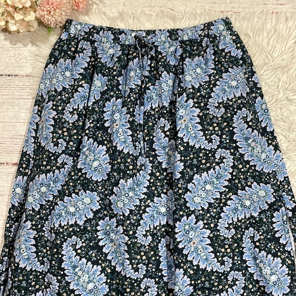 NWT J. Crew Collection Pull On Maxi Skirt In Ratti Pacific Paisley Print - Picture 7 of 12